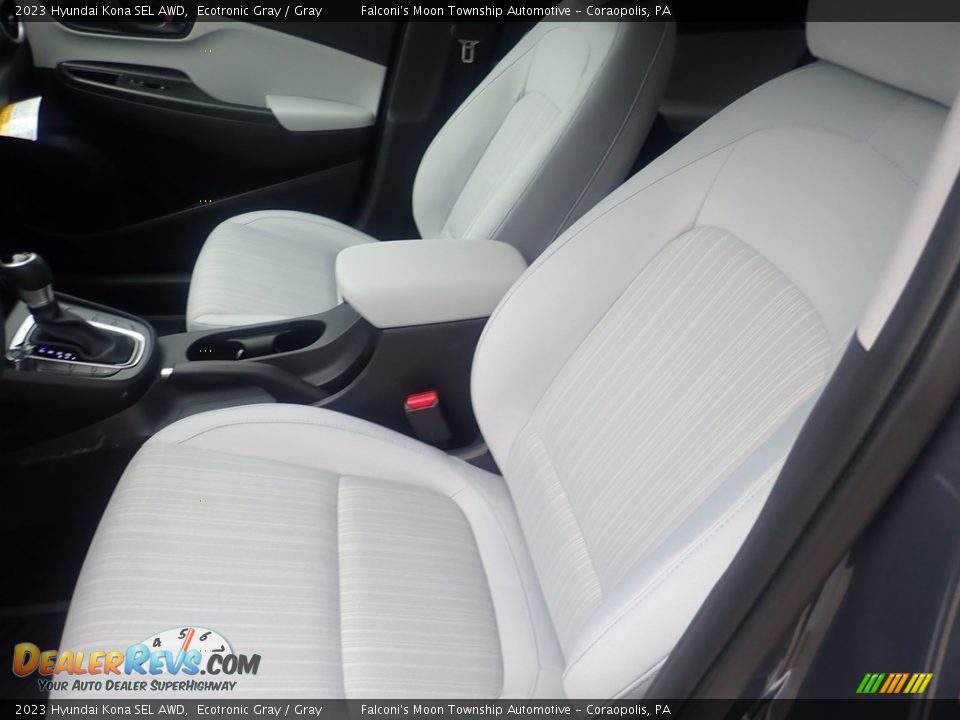 2023 Hyundai Kona SEL AWD Ecotronic Gray / Gray Photo #11