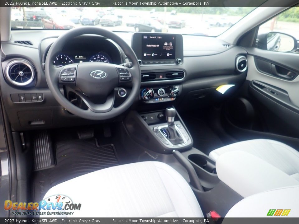 2023 Hyundai Kona SEL AWD Ecotronic Gray / Gray Photo #13