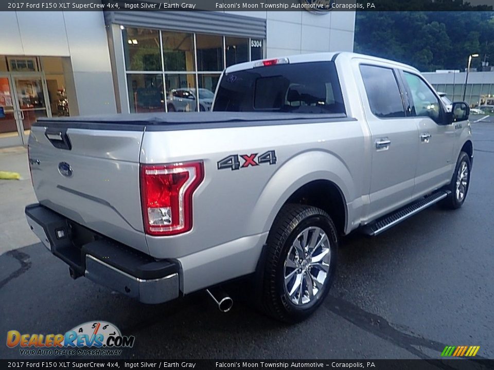 2017 Ford F150 XLT SuperCrew 4x4 Ingot Silver / Earth Gray Photo #2