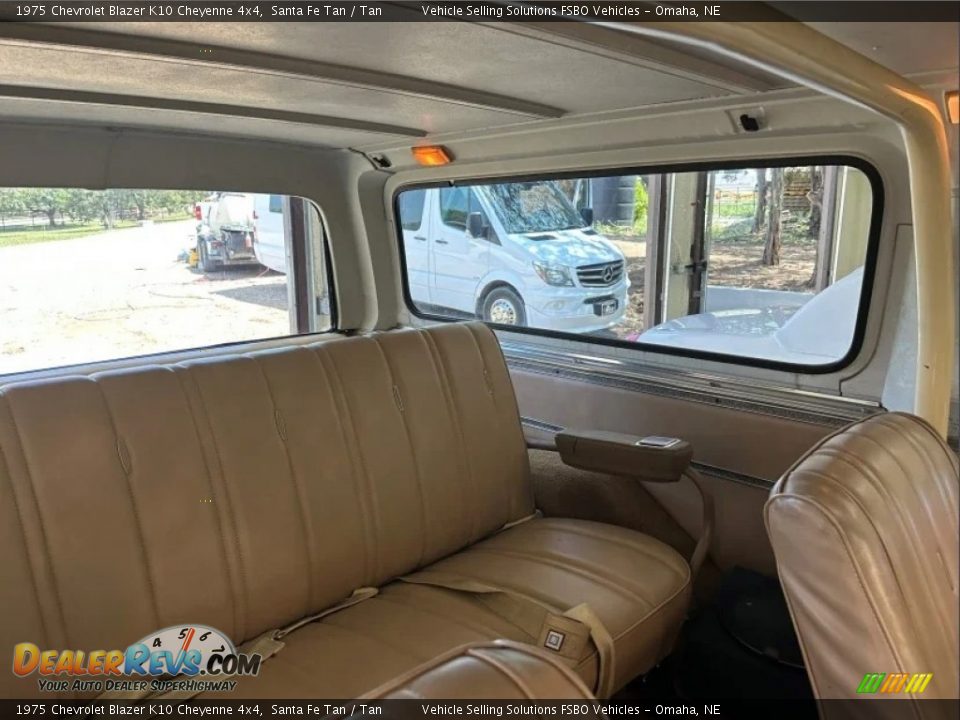 Rear Seat of 1975 Chevrolet Blazer K10 Cheyenne 4x4 Photo #9