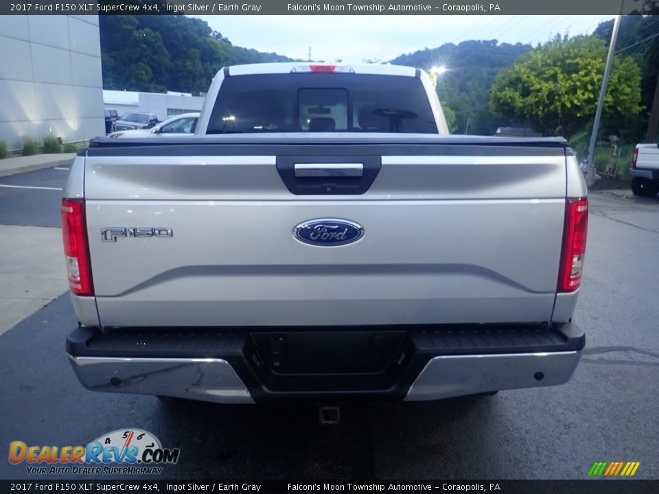 2017 Ford F150 XLT SuperCrew 4x4 Ingot Silver / Earth Gray Photo #3