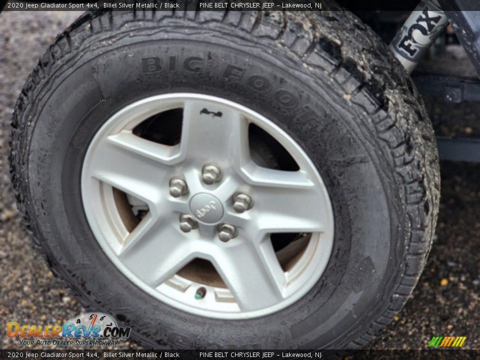 2020 Jeep Gladiator Sport 4x4 Billet Silver Metallic / Black Photo #6