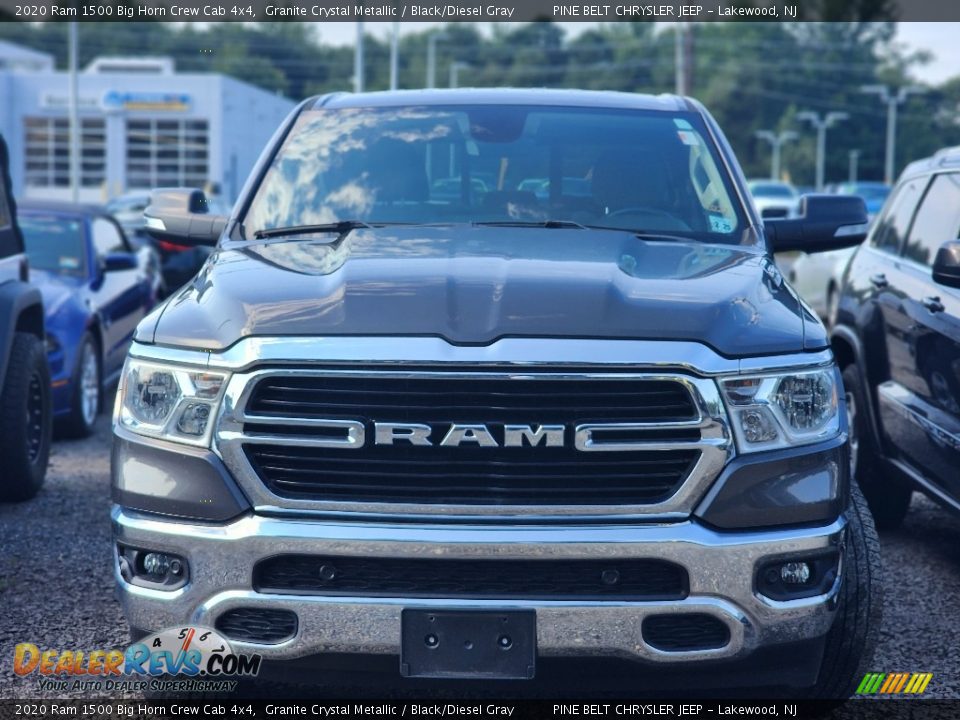 2020 Ram 1500 Big Horn Crew Cab 4x4 Granite Crystal Metallic / Black/Diesel Gray Photo #2