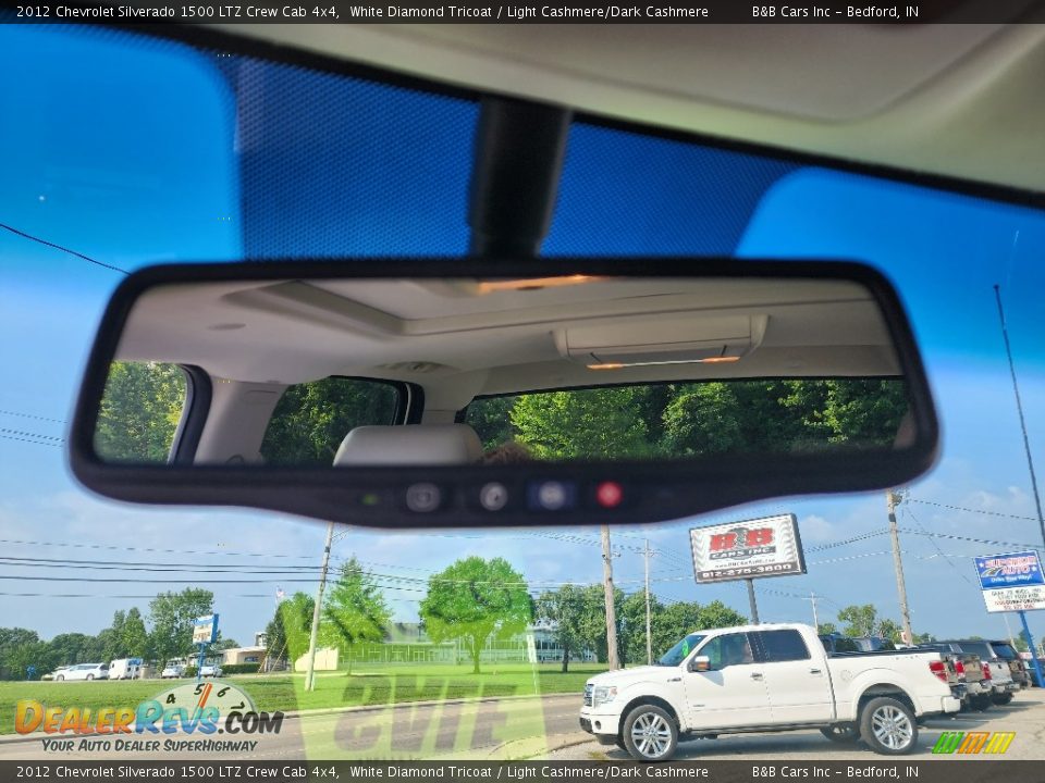 2012 Chevrolet Silverado 1500 LTZ Crew Cab 4x4 White Diamond Tricoat / Light Cashmere/Dark Cashmere Photo #16