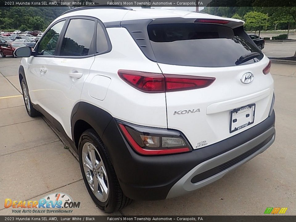 2023 Hyundai Kona SEL AWD Lunar White / Black Photo #5