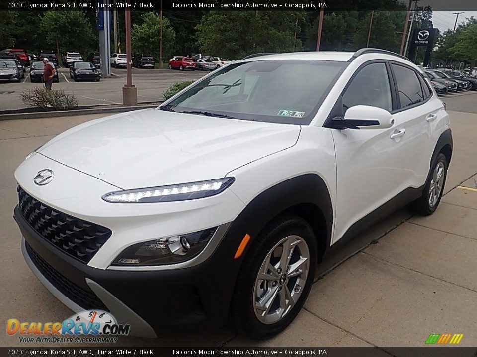 2023 Hyundai Kona SEL AWD Lunar White / Black Photo #7