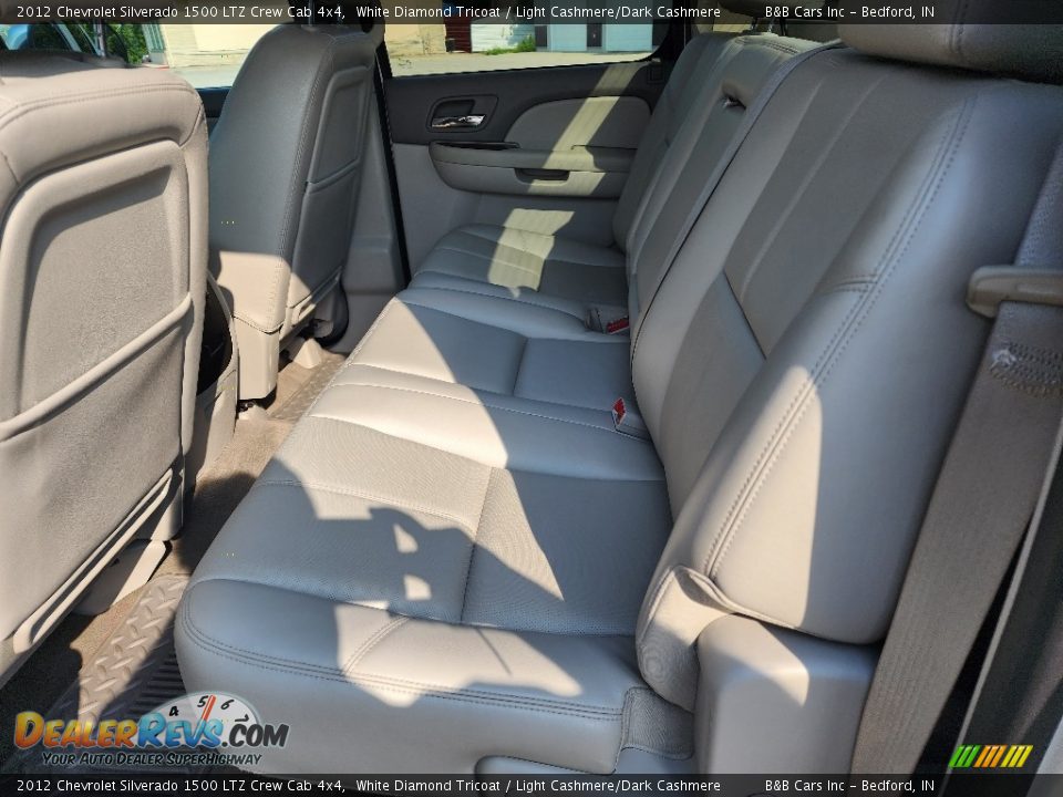 2012 Chevrolet Silverado 1500 LTZ Crew Cab 4x4 White Diamond Tricoat / Light Cashmere/Dark Cashmere Photo #19