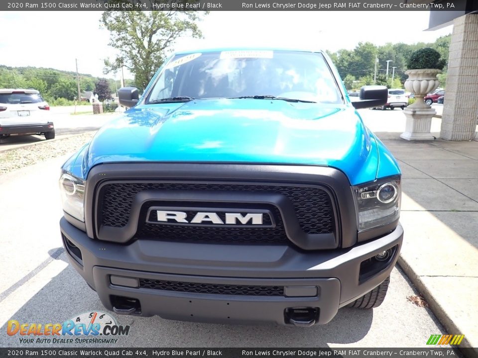 2020 Ram 1500 Classic Warlock Quad Cab 4x4 Hydro Blue Pearl / Black Photo #3