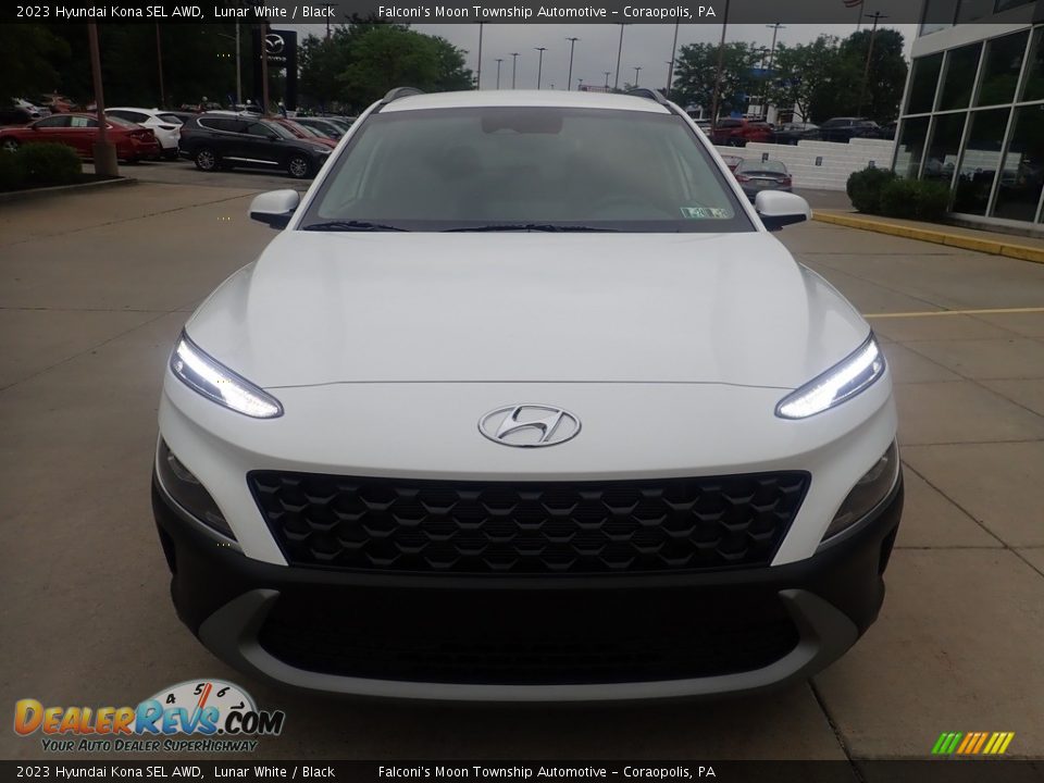 2023 Hyundai Kona SEL AWD Lunar White / Black Photo #8