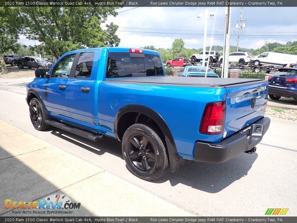 2020 Ram 1500 Classic Warlock Quad Cab 4x4 Hydro Blue Pearl / Black Photo #6