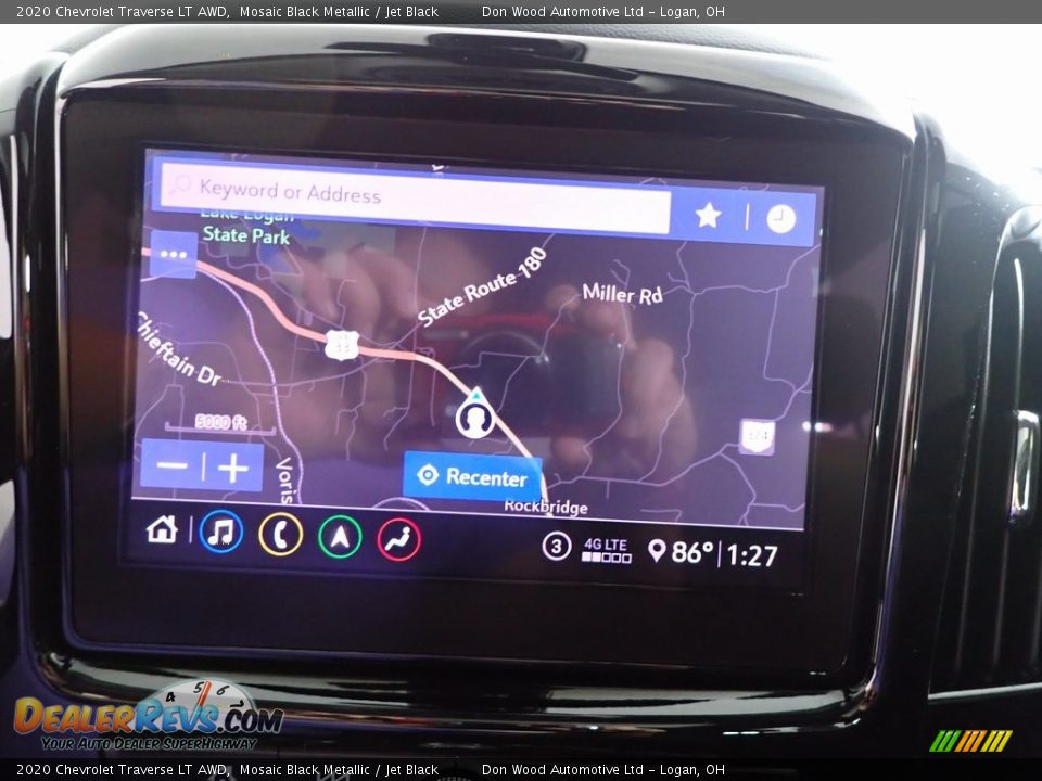 2020 Chevrolet Traverse LT AWD Mosaic Black Metallic / Jet Black Photo #5