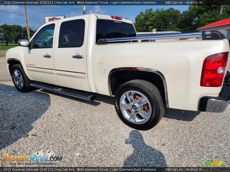 2012 Chevrolet Silverado 1500 LTZ Crew Cab 4x4 White Diamond Tricoat / Light Cashmere/Dark Cashmere Photo #28