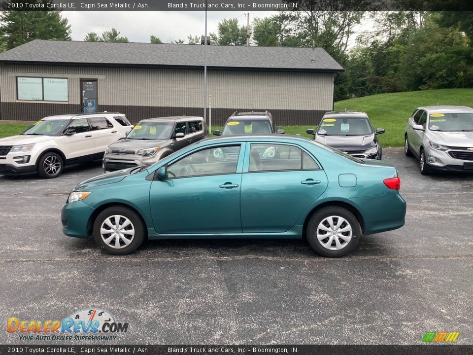 2010 Toyota Corolla LE Capri Sea Metallic / Ash Photo #1