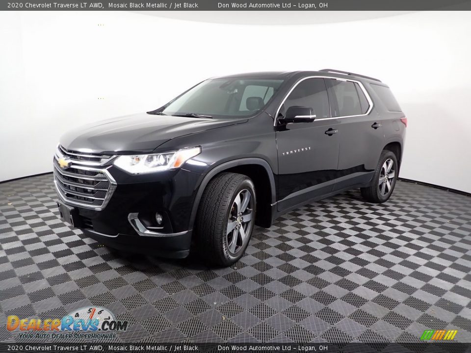 2020 Chevrolet Traverse LT AWD Mosaic Black Metallic / Jet Black Photo #9