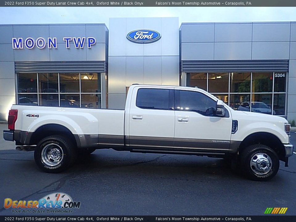 2022 Ford F350 Super Duty Lariat Crew Cab 4x4 Oxford White / Black Onyx Photo #1