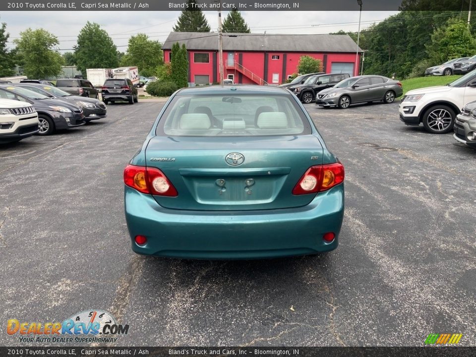 2010 Toyota Corolla LE Capri Sea Metallic / Ash Photo #4