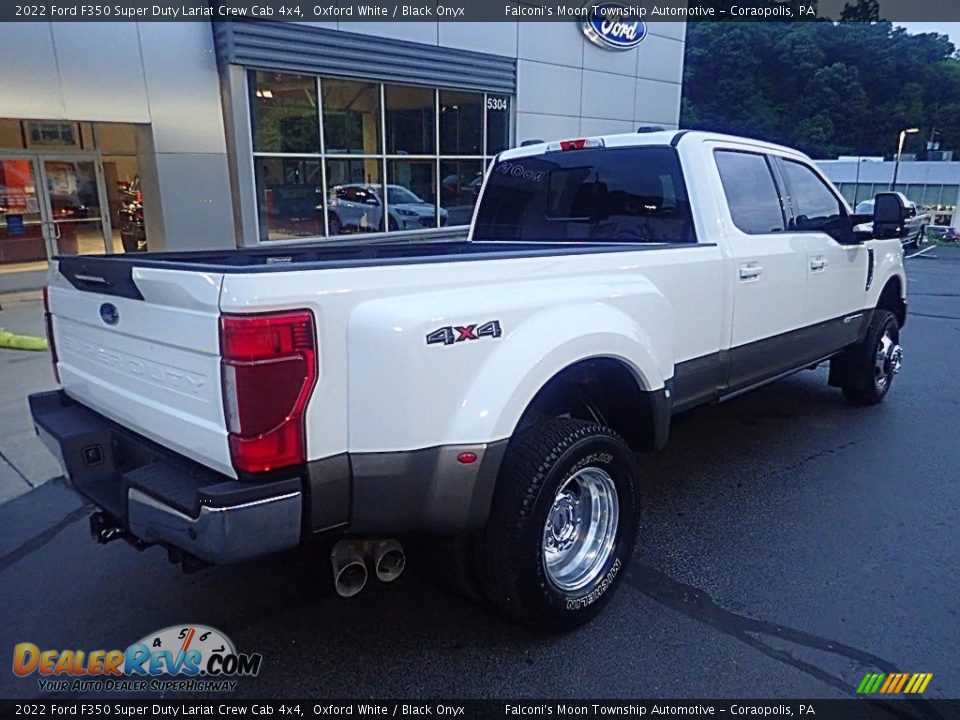 2022 Ford F350 Super Duty Lariat Crew Cab 4x4 Oxford White / Black Onyx Photo #2