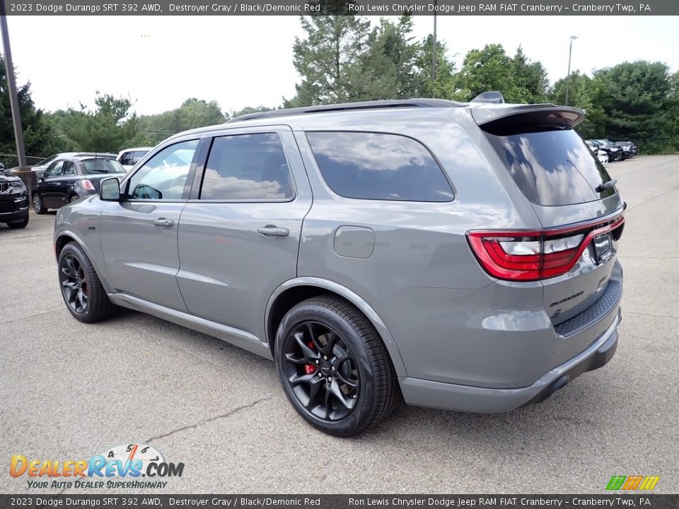 2023 Dodge Durango SRT 392 AWD Destroyer Gray / Black/Demonic Red Photo #3