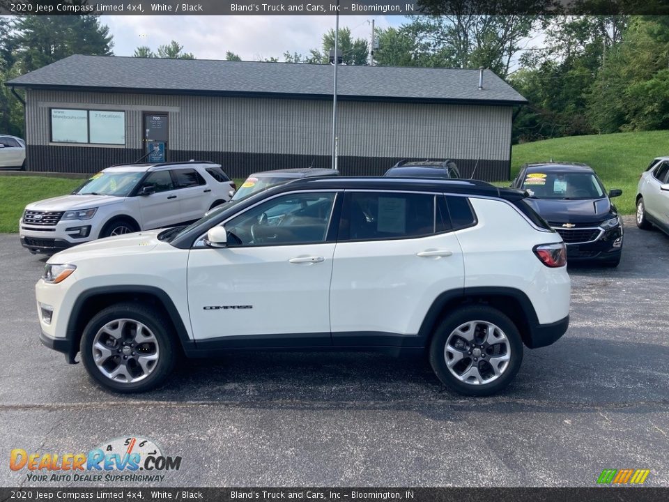 2020 Jeep Compass Limted 4x4 White / Black Photo #1