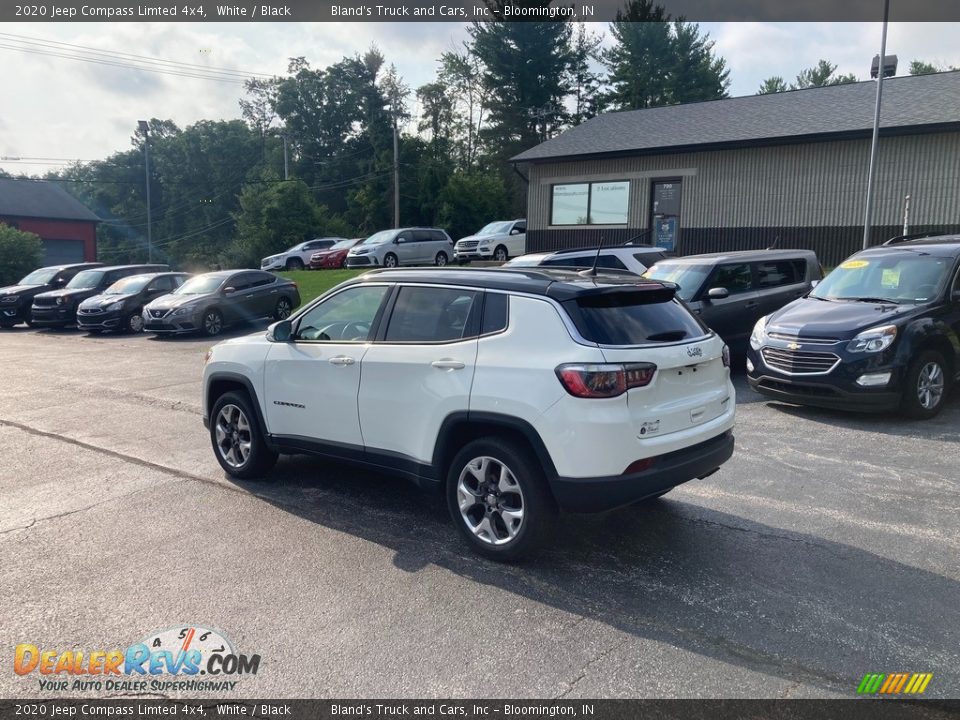 2020 Jeep Compass Limted 4x4 White / Black Photo #3