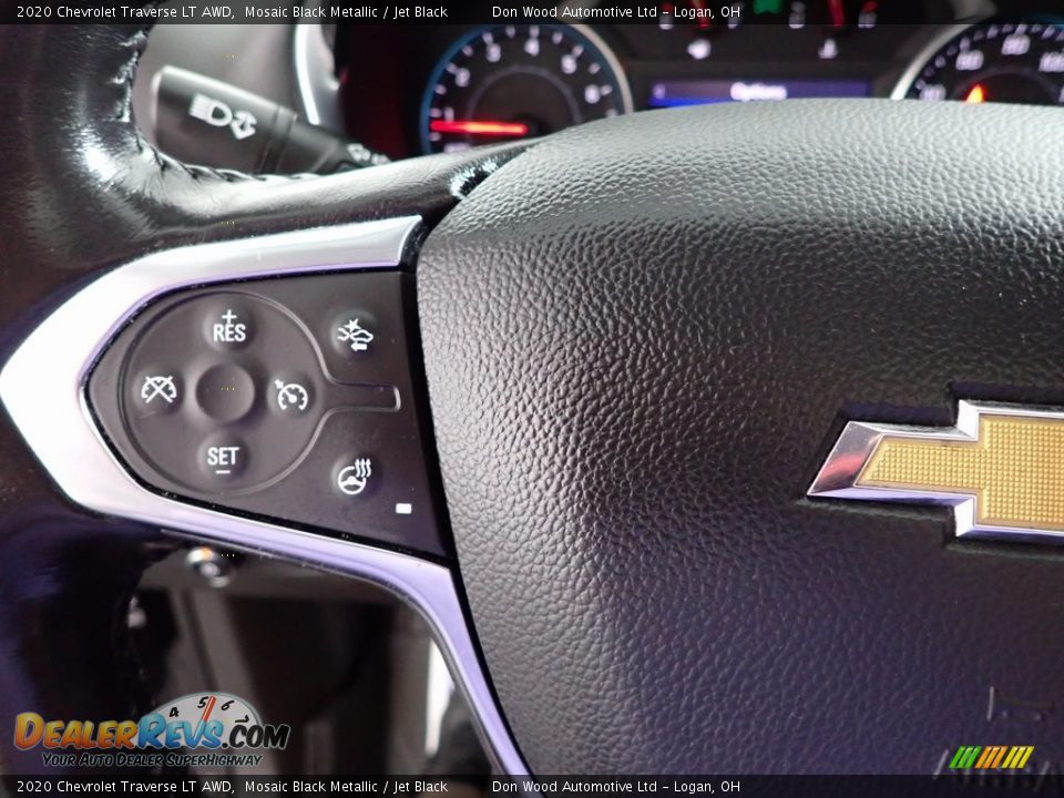 2020 Chevrolet Traverse LT AWD Mosaic Black Metallic / Jet Black Photo #20