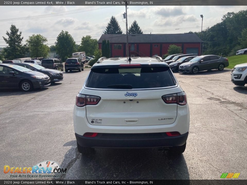 2020 Jeep Compass Limted 4x4 White / Black Photo #4