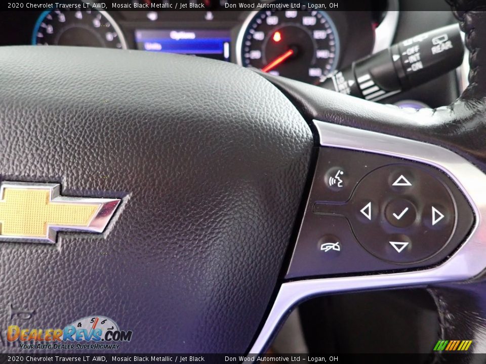 2020 Chevrolet Traverse LT AWD Mosaic Black Metallic / Jet Black Photo #21