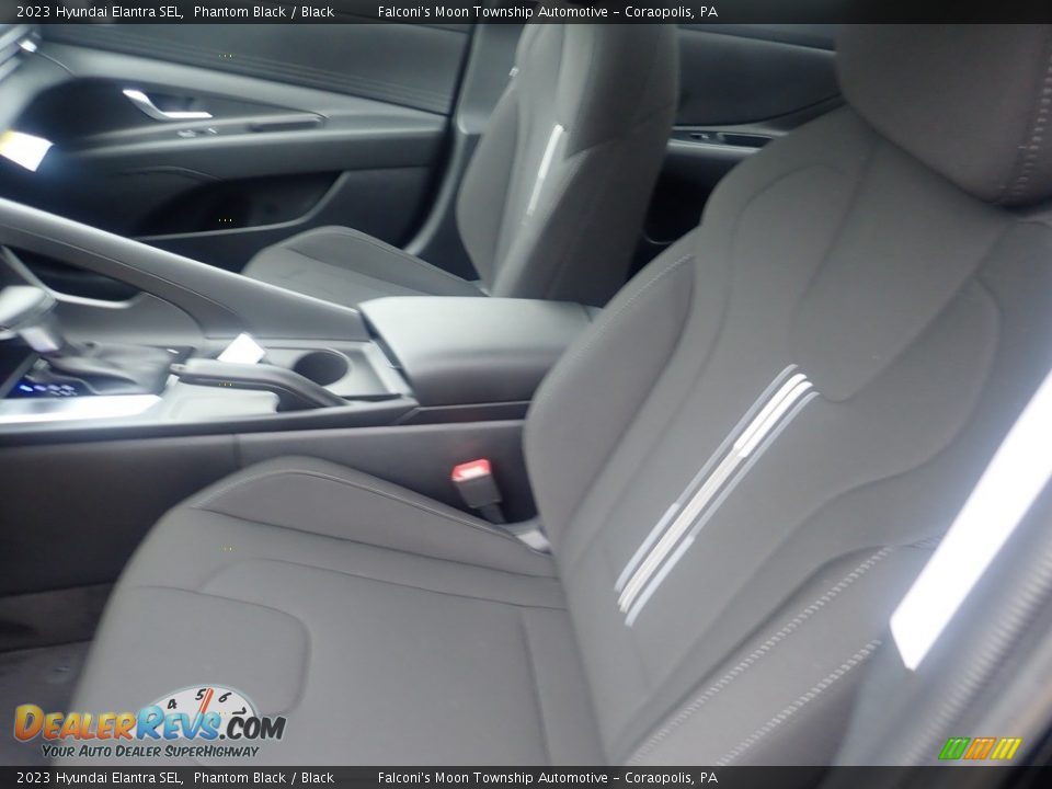 2023 Hyundai Elantra SEL Phantom Black / Black Photo #11