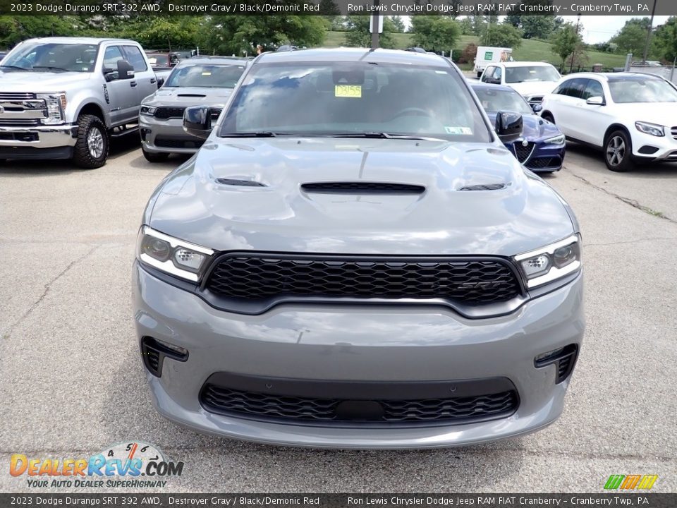 2023 Dodge Durango SRT 392 AWD Destroyer Gray / Black/Demonic Red Photo #8