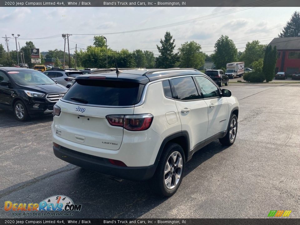 2020 Jeep Compass Limted 4x4 White / Black Photo #6