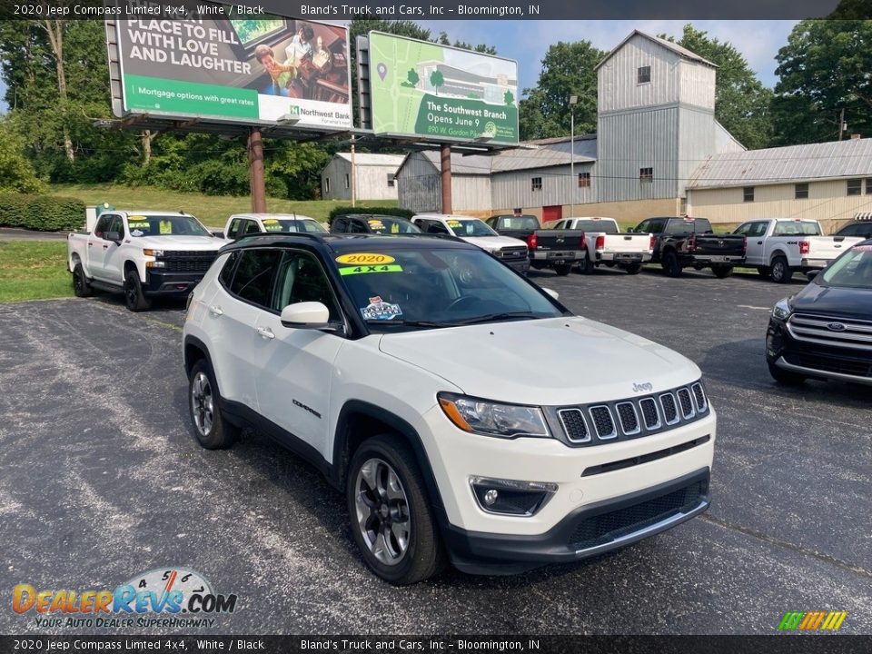 2020 Jeep Compass Limted 4x4 White / Black Photo #7