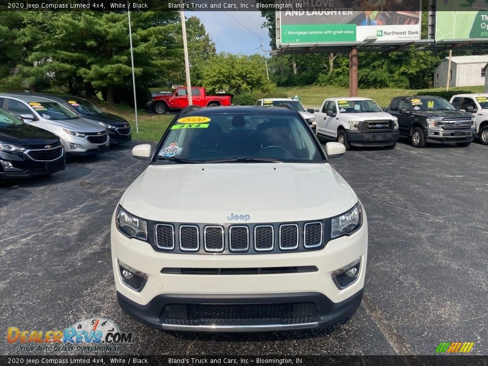 2020 Jeep Compass Limted 4x4 White / Black Photo #8