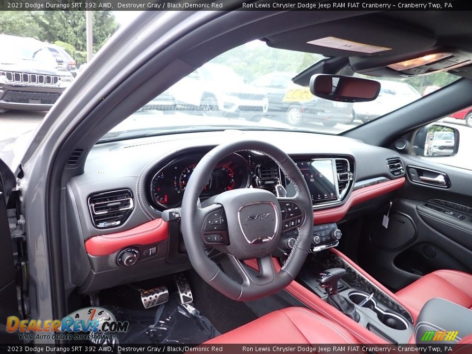 Black/Demonic Red Interior - 2023 Dodge Durango SRT 392 AWD Photo #13