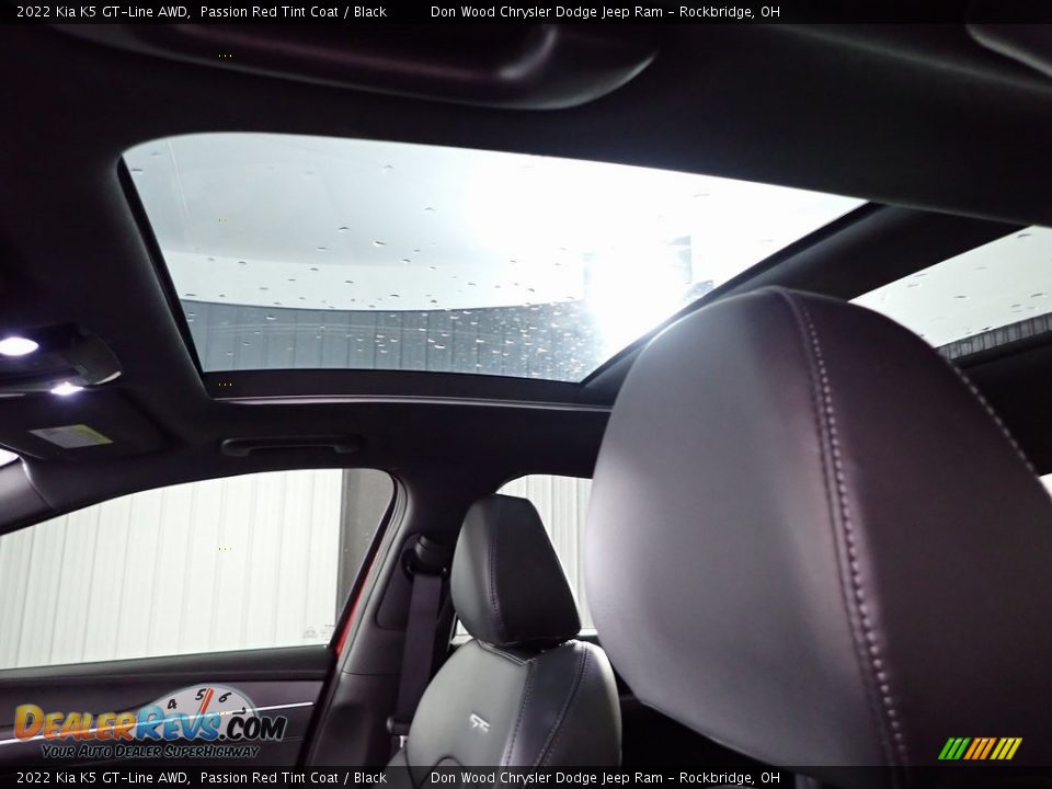 2022 Kia K5 GT-Line AWD Passion Red Tint Coat / Black Photo #2