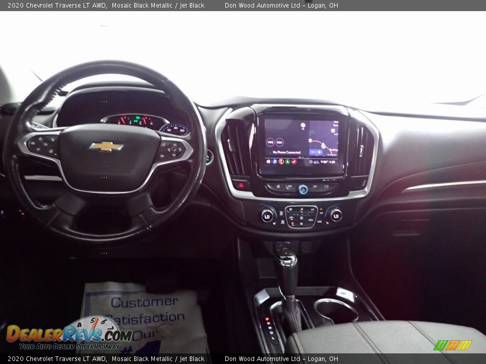 2020 Chevrolet Traverse LT AWD Mosaic Black Metallic / Jet Black Photo #29
