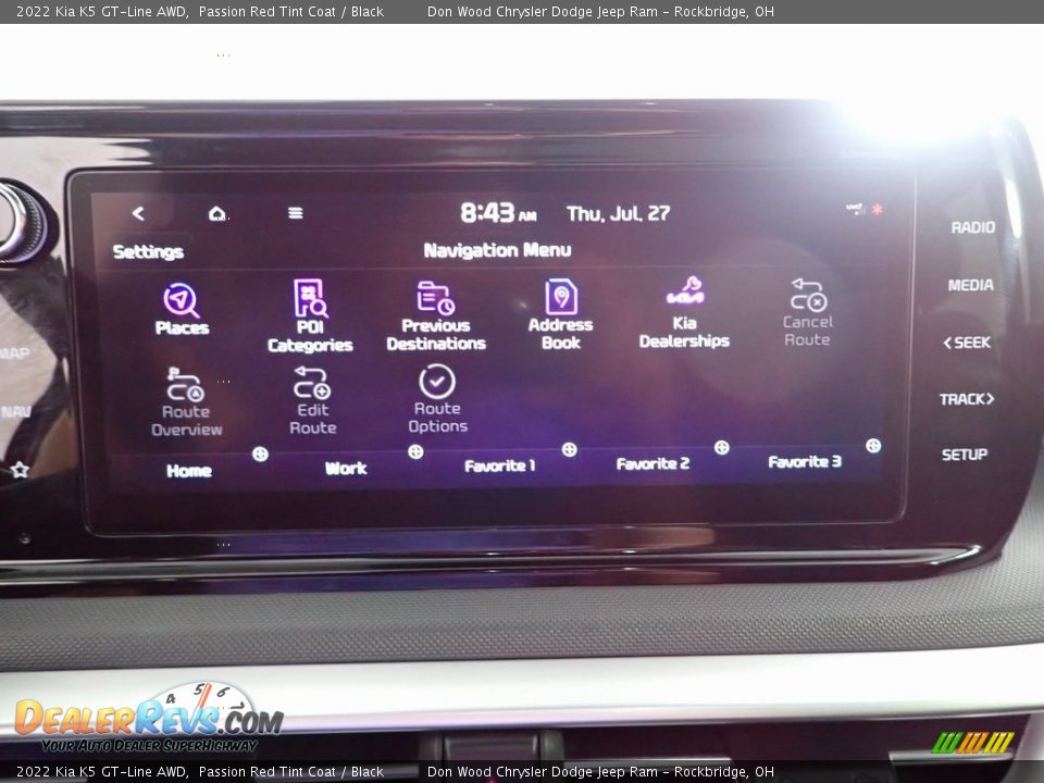 2022 Kia K5 GT-Line AWD Passion Red Tint Coat / Black Photo #4