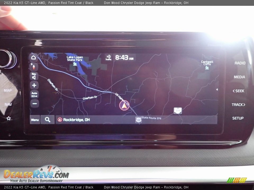 2022 Kia K5 GT-Line AWD Passion Red Tint Coat / Black Photo #5