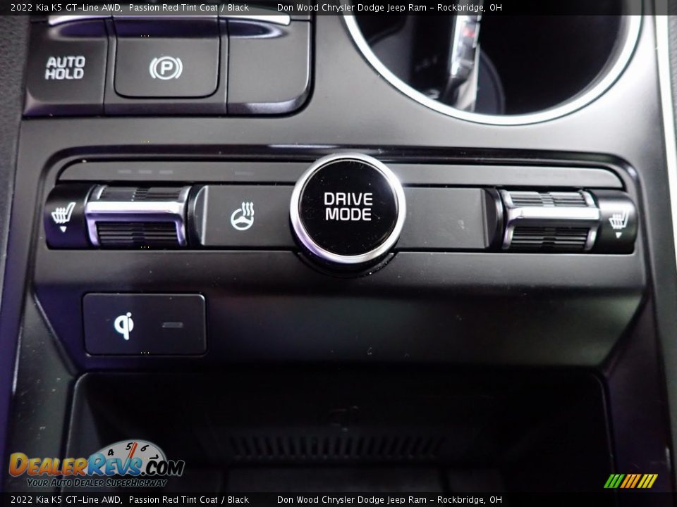 2022 Kia K5 GT-Line AWD Passion Red Tint Coat / Black Photo #7