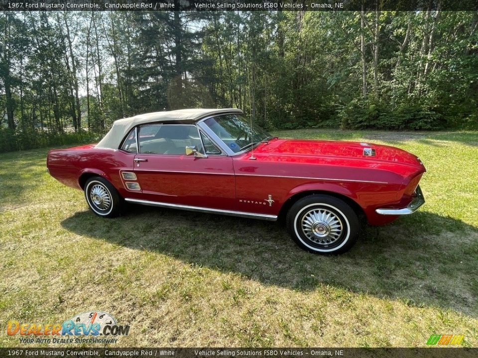 Candyapple Red 1967 Ford Mustang Convertible Photo #3