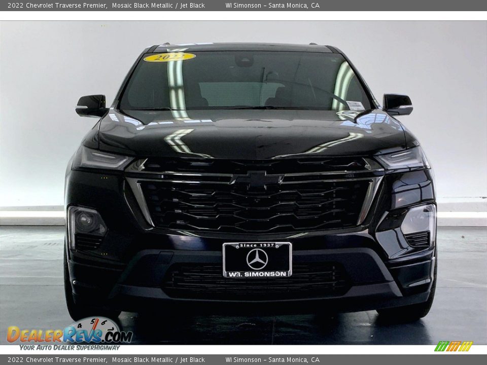 2022 Chevrolet Traverse Premier Mosaic Black Metallic / Jet Black Photo #2