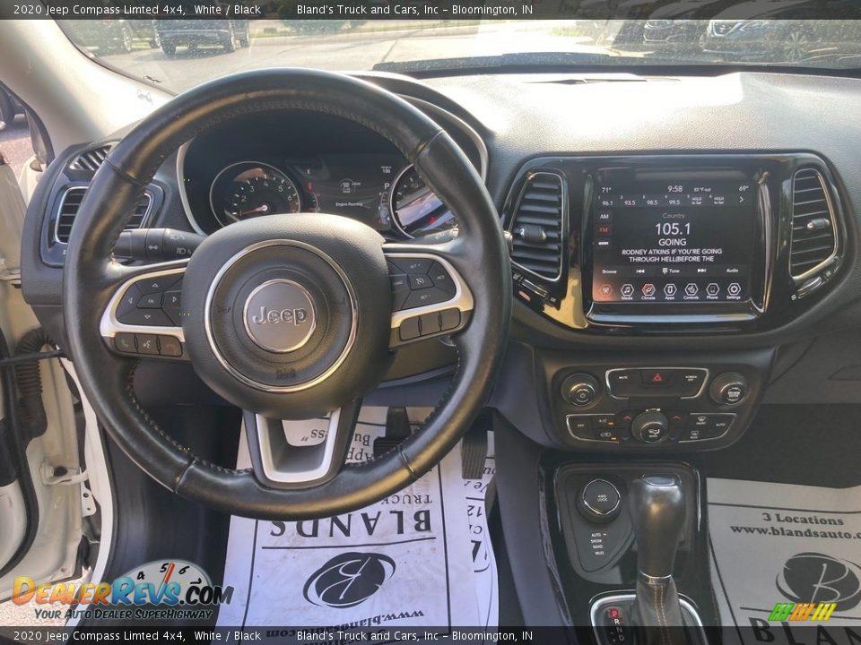 2020 Jeep Compass Limted 4x4 White / Black Photo #17