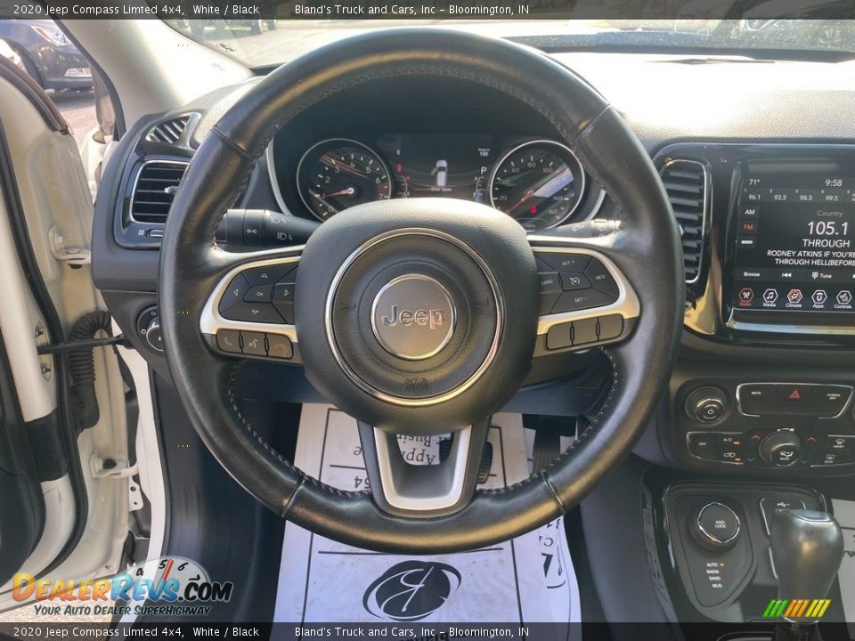 2020 Jeep Compass Limted 4x4 White / Black Photo #18