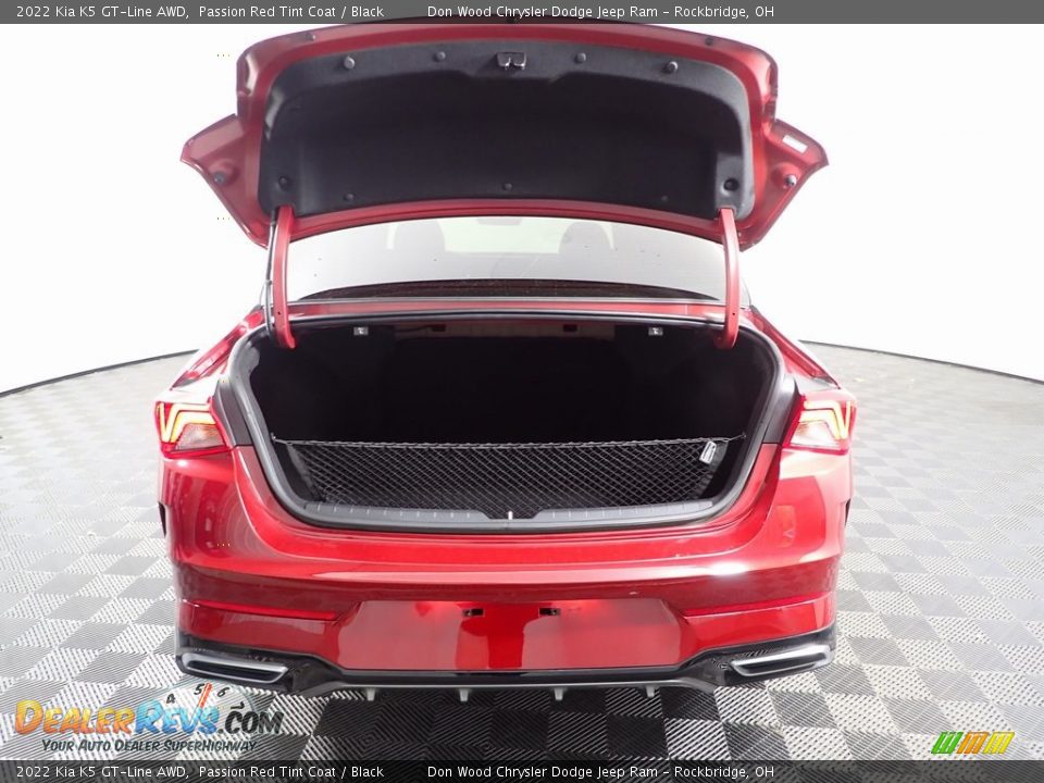 2022 Kia K5 GT-Line AWD Passion Red Tint Coat / Black Photo #12