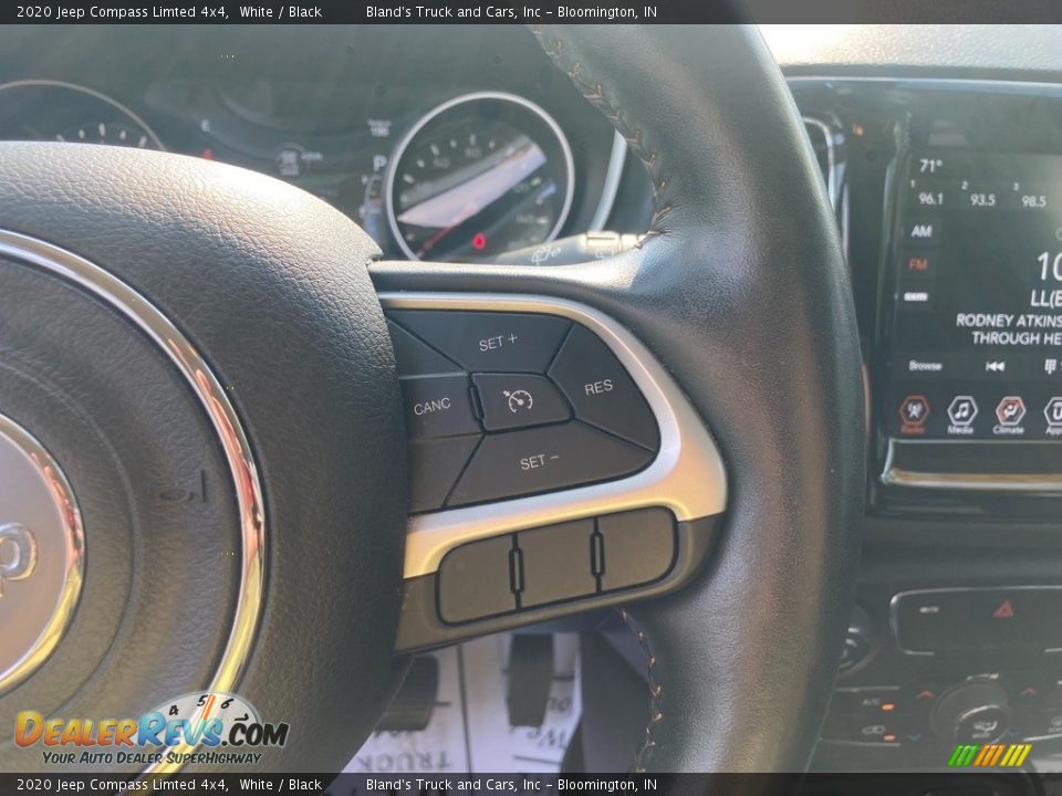 2020 Jeep Compass Limted 4x4 White / Black Photo #20