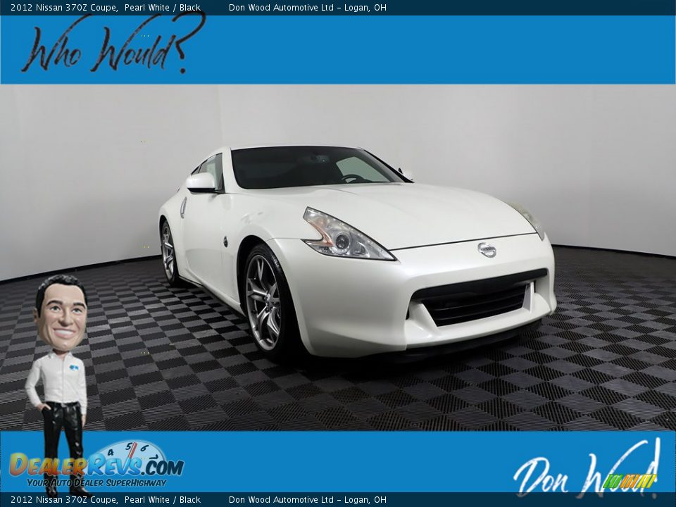 2012 Nissan 370Z Coupe Pearl White / Black Photo #1
