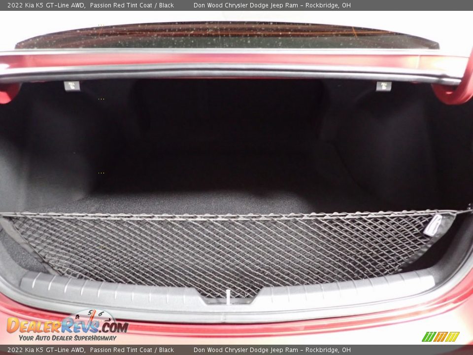 2022 Kia K5 GT-Line AWD Passion Red Tint Coat / Black Photo #13