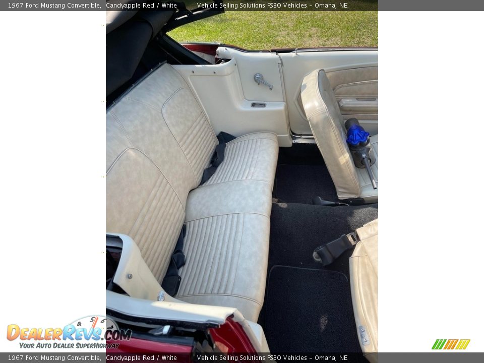 Rear Seat of 1967 Ford Mustang Convertible Photo #9