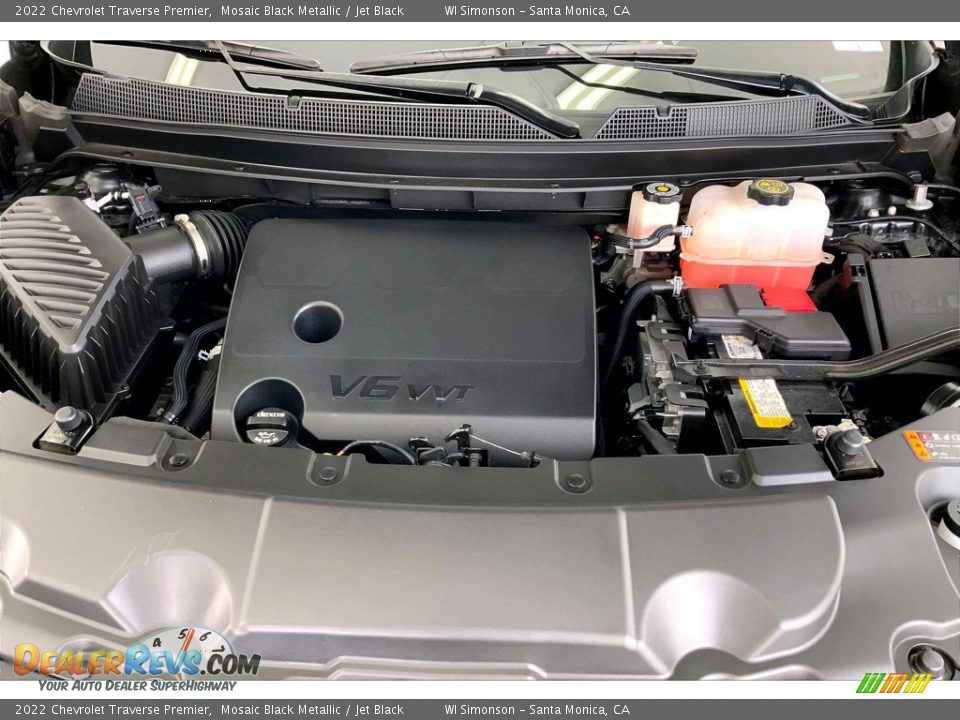 2022 Chevrolet Traverse Premier 3.6 Liter DFI DOHC 24-Valve VVT V6 Engine Photo #8