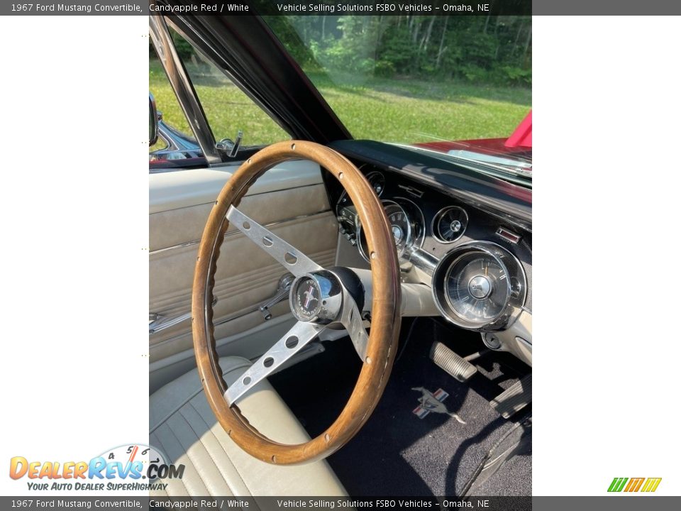 1967 Ford Mustang Convertible Steering Wheel Photo #10