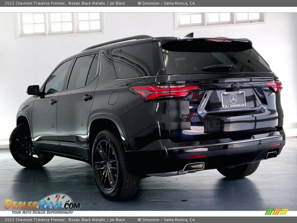 2022 Chevrolet Traverse Premier Mosaic Black Metallic / Jet Black Photo #9